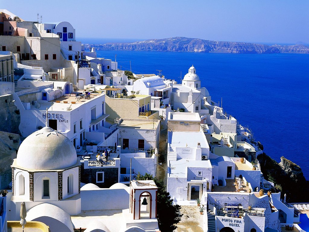 Fira, Santorini, Cyclades Islands, Greece